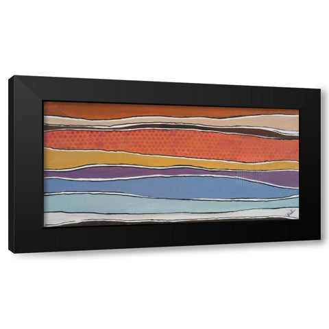 New Trends I Black Modern Wood Framed Art Print by Pinto, Patricia