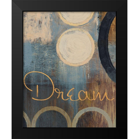 Dream Black Modern Wood Framed Art Print by Marcon, Michael