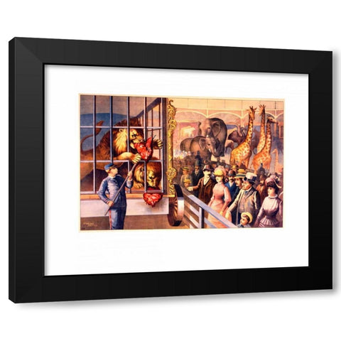 Single Leaf I Black Modern Wood Framed Art Print by Marcon, Michael