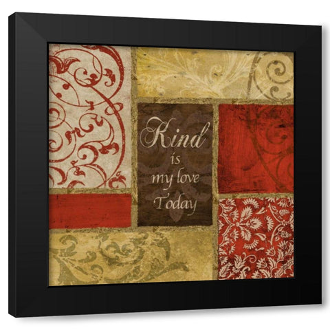 Kind Black Modern Wood Framed Art Print with Double Matting by Spaeth, John