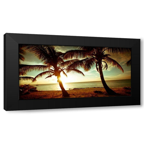Bimini Sunset Black Modern Wood Framed Art Print by Bryant, Susan