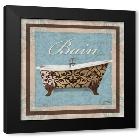 Decorative Tub II Black Modern Wood Framed Art Print by Medley, Elizabeth