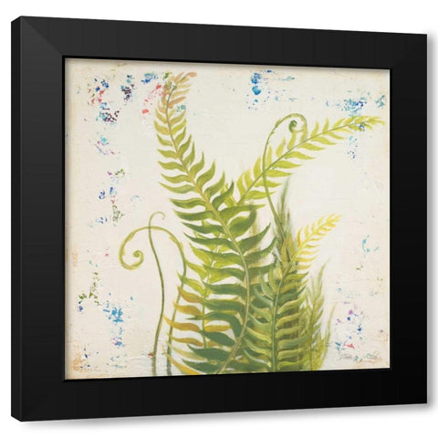 Nice Ferns I Black Modern Wood Framed Art Print by Pinto, Patricia