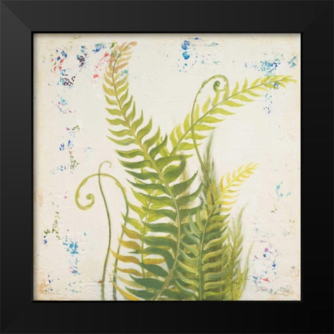 Nice Ferns I Black Modern Wood Framed Art Print by Pinto, Patricia