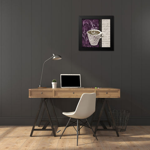 Cafe II Black Modern Wood Framed Art Print by Medley, Elizabeth