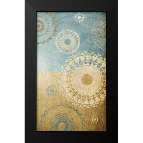 Botanical Changes I Black Modern Wood Framed Art Print by Marcon, Michael