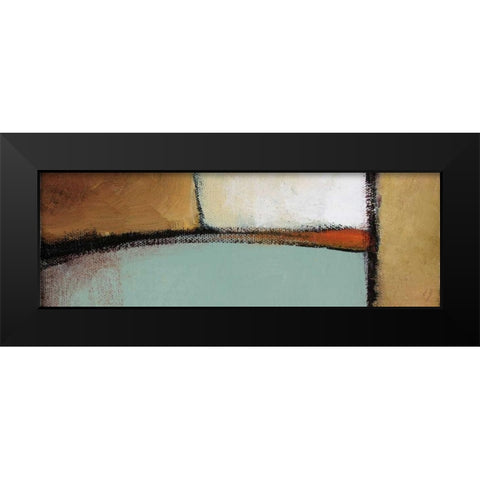 Golden Insight Panel II Black Modern Wood Framed Art Print by Loreth, Lanie