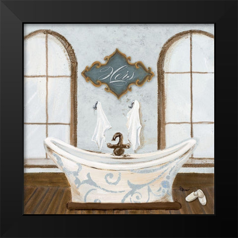 Villa Bath I Black Modern Wood Framed Art Print by Ritter, Gina
