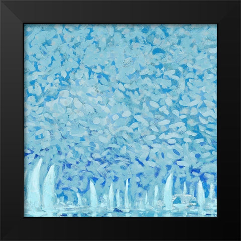 By the Pier Black Modern Wood Framed Art Print by Kingsley