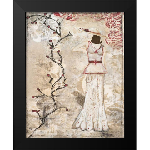 Stroll in the Park I Black Modern Wood Framed Art Print by Ritter, Gina