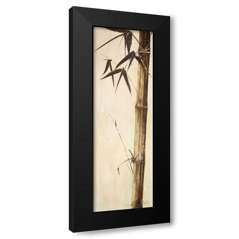 Sepia Guadua Bamboo II Black Modern Wood Framed Art Print by Pinto, Patricia