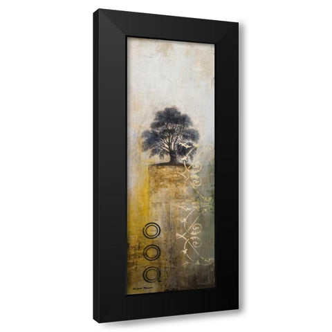 Silent Tree I Black Modern Wood Framed Art Print with Double Matting by Marcon, Michael