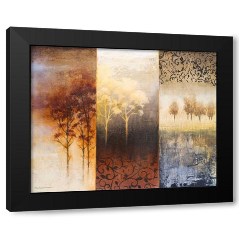 Lost in Trees I Black Modern Wood Framed Art Print with Double Matting by Marcon, Michael