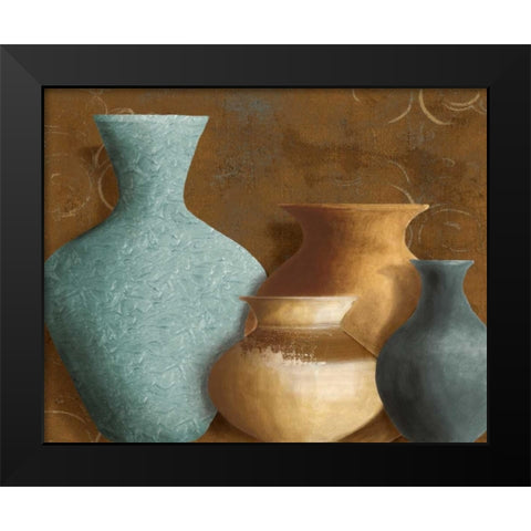 Ancient Clay I Black Modern Wood Framed Art Print by Loreth, Lanie