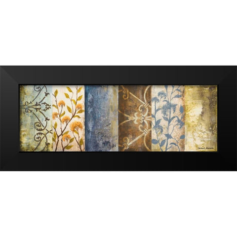 Botanical Modulation I Black Modern Wood Framed Art Print by Marcon, Michael