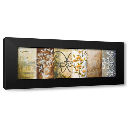 Botanical Modulation II Black Modern Wood Framed Art Print by Marcon, Michael