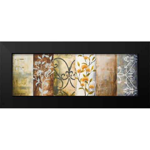Botanical Modulation II Black Modern Wood Framed Art Print by Marcon, Michael