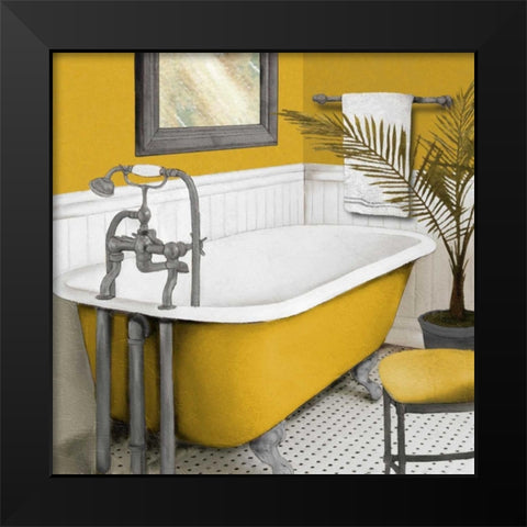 Sunny Bath I Black Modern Wood Framed Art Print by Medley, Elizabeth