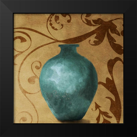 Roma Vessel II Black Modern Wood Framed Art Print by Loreth, Lanie