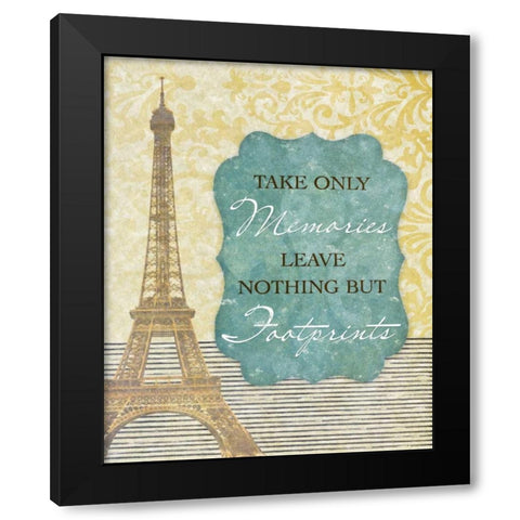 Take Only Memories Black Modern Wood Framed Art Print by Spaeth, John