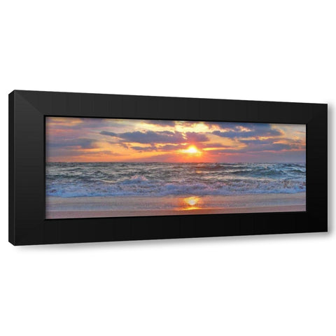 La Isla Bonita II Black Modern Wood Framed Art Print by Rodriguez, Jairo