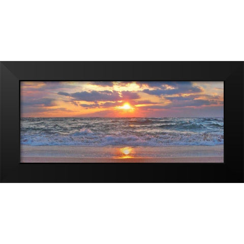 La Isla Bonita II Black Modern Wood Framed Art Print by Rodriguez, Jairo