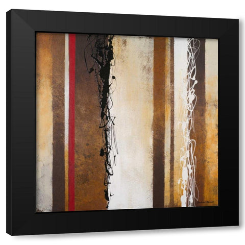 Breaking Loose I Black Modern Wood Framed Art Print by Marcon, Michael