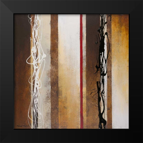 Breaking Loose II Black Modern Wood Framed Art Print by Marcon, Michael