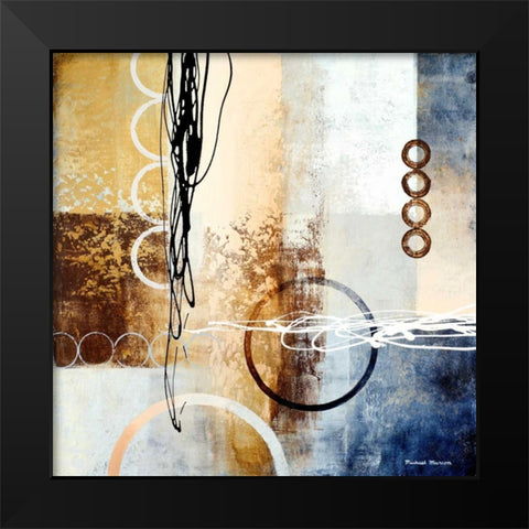 Intersections I Black Modern Wood Framed Art Print by Marcon, Michael