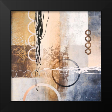 Intersections I Black Modern Wood Framed Art Print by Marcon, Michael