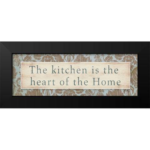 Kitchen Black Modern Wood Framed Art Print by Medley, Elizabeth