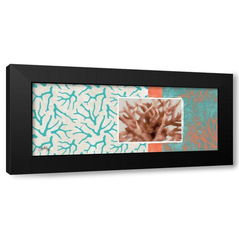 Aquamarine II Black Modern Wood Framed Art Print by Medley, Elizabeth