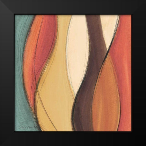 Convergence I Black Modern Wood Framed Art Print by Loreth, Lanie