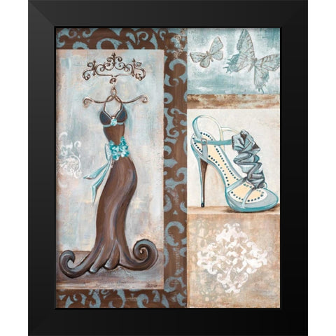 Dress Shop I Black Modern Wood Framed Art Print by Ritter, Gina