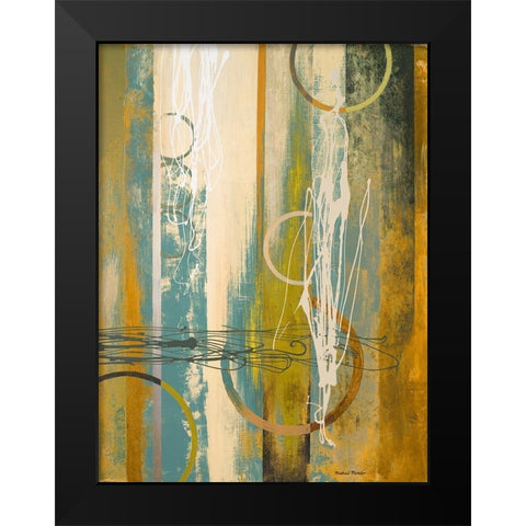 Earthbound II Black Modern Wood Framed Art Print by Marcon, Michael