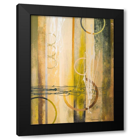 Neutral Earthbound II Black Modern Wood Framed Art Print with Double Matting by Marcon, Michael