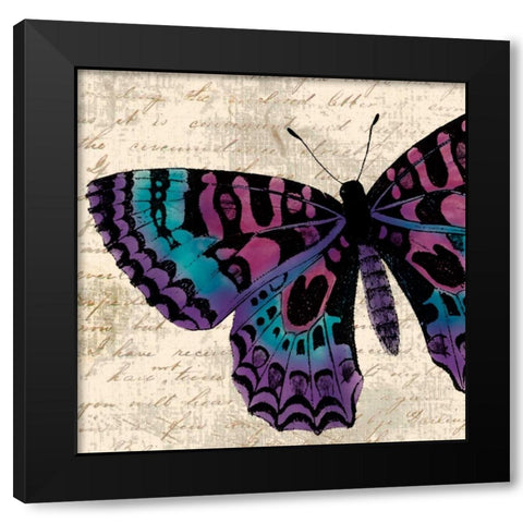 Jewel Dreams I Black Modern Wood Framed Art Print with Double Matting by Medley, Elizabeth