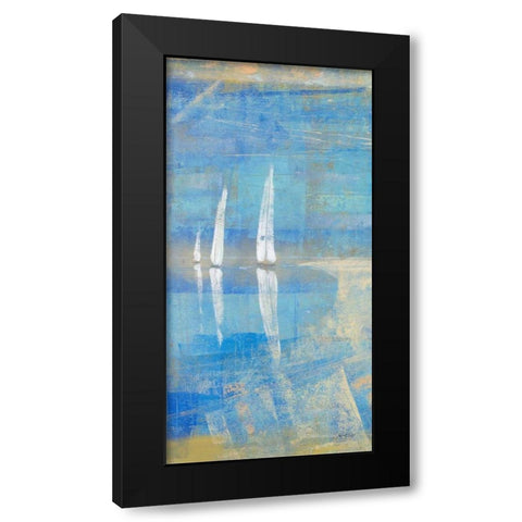 In the Distance II Black Modern Wood Framed Art Print by Kingsley