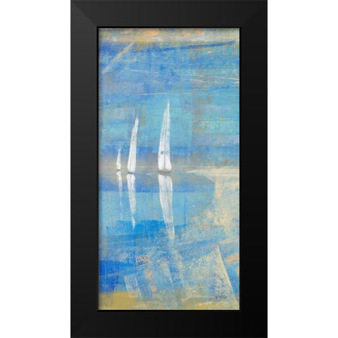 In the Distance II Black Modern Wood Framed Art Print by Kingsley