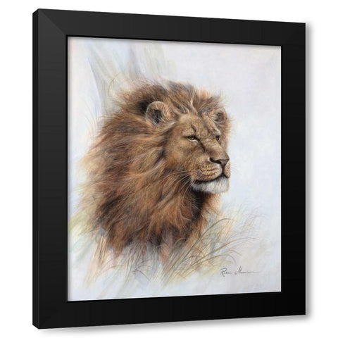 Grandeur Black Modern Wood Framed Art Print by Manning, Ruane