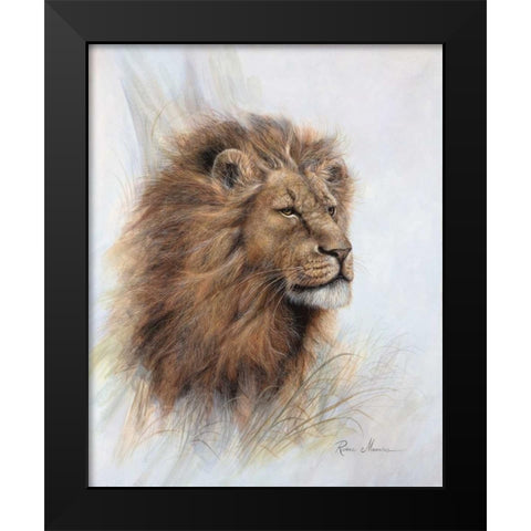 Grandeur Black Modern Wood Framed Art Print by Manning, Ruane