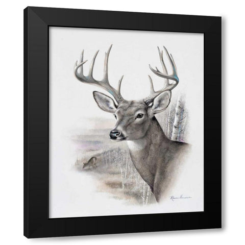 Fall Splendor Black Modern Wood Framed Art Print by Manning, Ruane