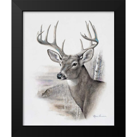 Fall Splendor Black Modern Wood Framed Art Print by Manning, Ruane