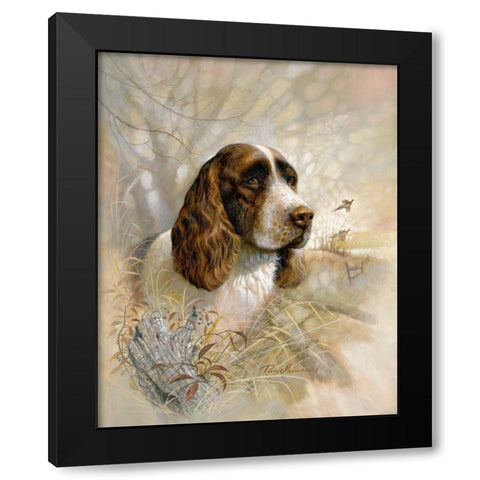 Enduring Loyalty Black Modern Wood Framed Art Print by Manning, Ruane