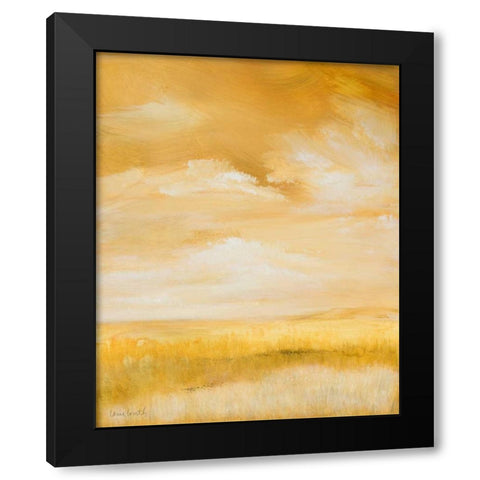 Above Golden Plains I Black Modern Wood Framed Art Print with Double Matting by Loreth, Lanie