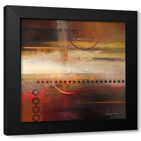 Force Ten I Black Modern Wood Framed Art Print by Marcon, Michael