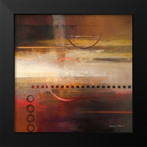 Force Ten I Black Modern Wood Framed Art Print by Marcon, Michael