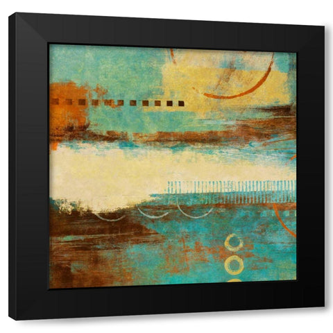 Boardwalk Fun III Black Modern Wood Framed Art Print by Marcon, Michael