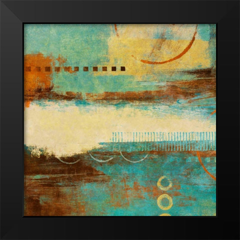 Boardwalk Fun III Black Modern Wood Framed Art Print by Marcon, Michael