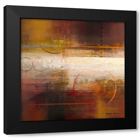 Force Ten II Black Modern Wood Framed Art Print by Marcon, Michael